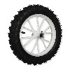 Ruota posteriore completa bianco per mini moto cross (10'', tipo 2), Ricambi Mini moto cross