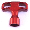 Manopola per avviamento a strappo di colore rosso, Ricambi pocket supermoto