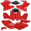 Carena per mini moto 47 49cc rossa (piccolo difetto di verniciatura), Ricambi Mini Moto