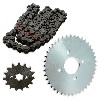 Kit di trasmissione: catena + pignone + ruota dentata per Skymax ST50-6, Ricambi Dax Skymax