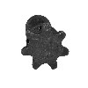 Pignone rinforzato 10 denti per mini moto a passo metrico (passo piccolo), Ricambi pocket supermoto