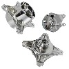Mozzo Tuning Anteriore-Posteriore 10mm per PBR 50-125cc (Chrome), Ricambi PBR Skyteam ZB Honda