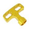 Manopola per avviamento a strappo di colore oro, Ricambi Racing mini ZPF