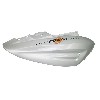 Carena fianco destro per scooter Jonway YY50QT-28A (grigio-arancio, tipo1), Ricambi Scooter Jonway