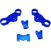 Testa forcella per Pit Bike Tuning (blu) , Ricambi Pit Bike
