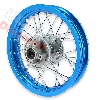 Cerchio posteriore azzurro per Pit Bike 12'' (tipo 1), Ricambi Pit Bike