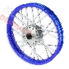 Cerchio anteriore 14'' per Pit Bike AGB27 (tipo 1) Blu scuro, Ricambi Pit Bike