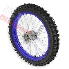 Ruota anteriore 17'' per Pit Bike AGB30 - Blu, Ricambi Pit Bike