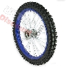 Ruota anteriore 19'' per Pit Bike AGB30 - Blu, Ricambi Pit Bike