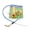 Manopola acceleratore rapida di qualità (oro) + cavo (blu), Ricambi Pit Bike