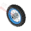 Ruota posteriore 12'' completa per Pit Bike AGB27 (bBlu chiaro tacchetti da 12 mm), Ricambi Pit Bike