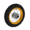 Ruota posteriore 12'' completa per Pit Bike AGB27 (oro, tacchetti da 12 mm), Ricambi Pit Bike