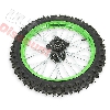 Ruota anteriore 14'' per Pit Bike AGB29 (verde), Ricambi Pit Bike