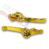 Coppia di leve per Pit Bike in alluminio - Oro, Ricambi Pit Bike