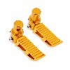 Pedane poggiapiedi Tuning in color oro typo3 per Pocket Bike, Ricambi Mini Moto