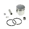 Kit pistone 44mm (perno da 10mm) per kit cinesi + cuscinetti ad ago, Ricambi Mini Moto