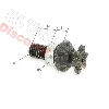 Pignone rinforzato 6 denti per mini moto a passo Americano catena TF8 10mm, Ricambi Mini Moto