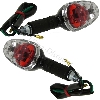 Coppia di indicatori di direzione in carbonio per scooter Jonway YY50QT-28B  , Ricambi Scooter Jonway