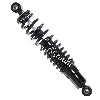 Ammortizzatore posteriore nero per Quad Shineray 200 cc (330mm), Ricambi Shineray 200STIIE e STIIEB