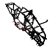 Telaio per Quad Shineray 200cc STIIE-B, Ricambi Shineray 200STIIE e STIIEB