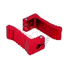 Pedane poggiapiedi in alluminio (rosse), Ricambi Pocket Blata MT4