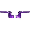 Bracci manubrio Tuning per mini moto (tipo 3, viola), Ricambi Pocket Blata MT4