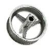 Cerchio posteriore per mini moto ( 110-50-6,5, 153mm), Ricambi Pocket Blata MT4