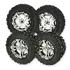 Lotto di 4 ruote per Quad Bashan 250cc BS250AS-43, Ricambi Bashan 250cc BS250AS-43