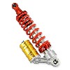Ammortizzatore per Pit Bike 325mm (tipo12, Rosso), Ricambi Pit Bike