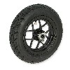 Ruota anteriore 3.50-10 completa nera per Skyteam Skymini (Euro4 e Euro5), Ricambi Skymini Monkey - Gorilla