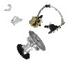 Kit freno a disco 155mm posteriore Tuning per Monkey - Gorilla 50cc-125cc, Ricambi Skymini Monkey - Gorilla