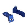 Pedane poggiapiedi in alluminio (blu), Ricambi Mini Moto