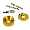 Adattatore per filtro aria di 30 mm + starter integrato (Oro) , Ricambi pocket supermoto