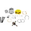 Kit 53cc 4 transferts + albero motore asse 10 mm (tipo B, oro), Ricambi Mini Moto