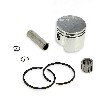 Kit pistone 44mm (perno da 12mm) per kit cinesi + cuscinetti ad ago, Ricambi Mini moto cross