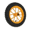 Ruota posteriore completa per mini moto cross (8'' giallo), Ricambi Mini moto cross