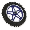 Ruota posteriore completa blu per mini moto cross (10'', tipo 1), Ricambi Mini moto cross