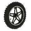 Ruota anteriore completa nero per mini moto cross (10'', tipo 1), Ricambi Mini moto cross