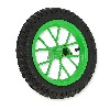 Ruota anteriore completa per mini moto cross (8'' verde), Ricambi Mini moto cross