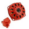 Campana frizione + coperchio + pignone a 6 denti piccolo passo (Rosso), Ricambi Mini moto cross