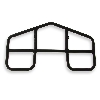 Parachoc anteriore per Quad Shineray 200cc ST-6A Nero, Ricambi Shineray 200 ST6A