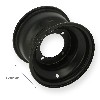 Cerchio posteriore nero per Quad 200cc JYG (18x9.5-8) 170mm, Ricambi Quad cinesi 200cc