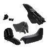 Carena completo per Yamaha PW50 (Nero), ricambi YAMAHA PW50