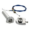 Manopola acceleratore rapida di qualità (Alu) + cavo (blu), ricambi YAMAHA PW50