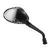 Specchietto retrovisore sinistro per scooter Baotian BT49QT-12 (Nero - Tipo 2), Ricambi Baotian BT49QT-12