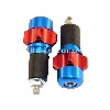 Tappi protezione maniglia Rosso-Blu foncé (tipo 2), Ricambi Baotian BT49QT-12