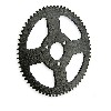 Corona rinforzata a 66 denti passo piccolo per pocket quad, Ricambi mini quad