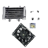 Radiatore + Kit adeguamento + ventola per quad Shineray 250 cc STIXE, Ricambi quad 250cc STIXE ST9E