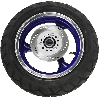 Ruota anteriore completa per Scooter Jonway (blu), Ricambi Scooter Jonway