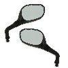 Lotto Specchietto retrovisore per scooter cinesi (Nero), Parti di scooter cinesi